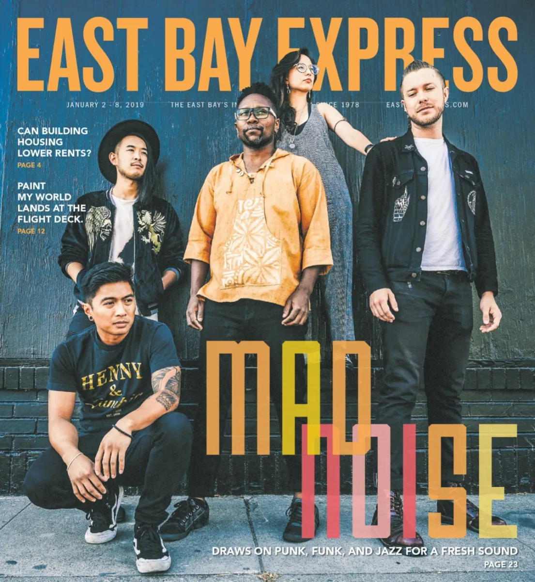 East Bay Express - MAD NOISE Cover