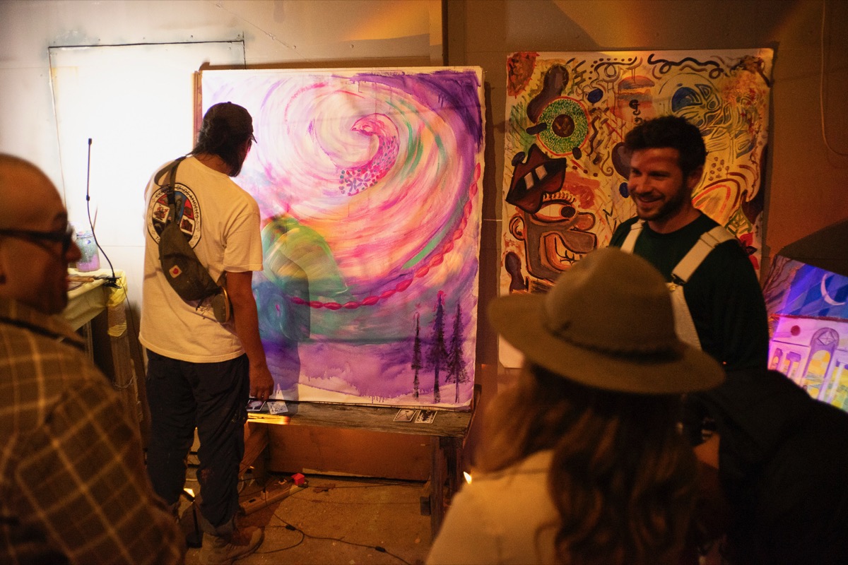 Oakland Art Library — Live Painting