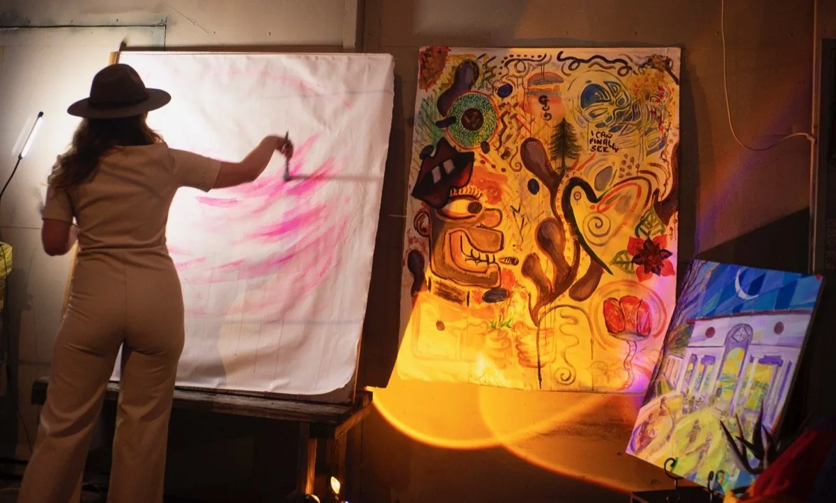 Oakland Art Library — Live Painting