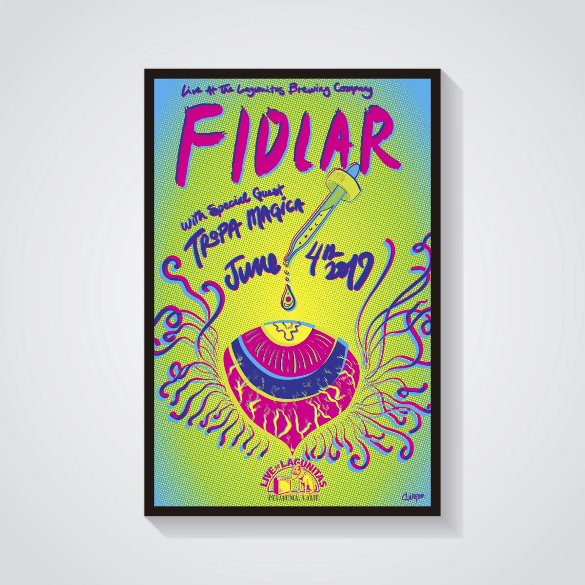 FIDLAR concert poster by c.weird — Lagunitas Brewing Co.