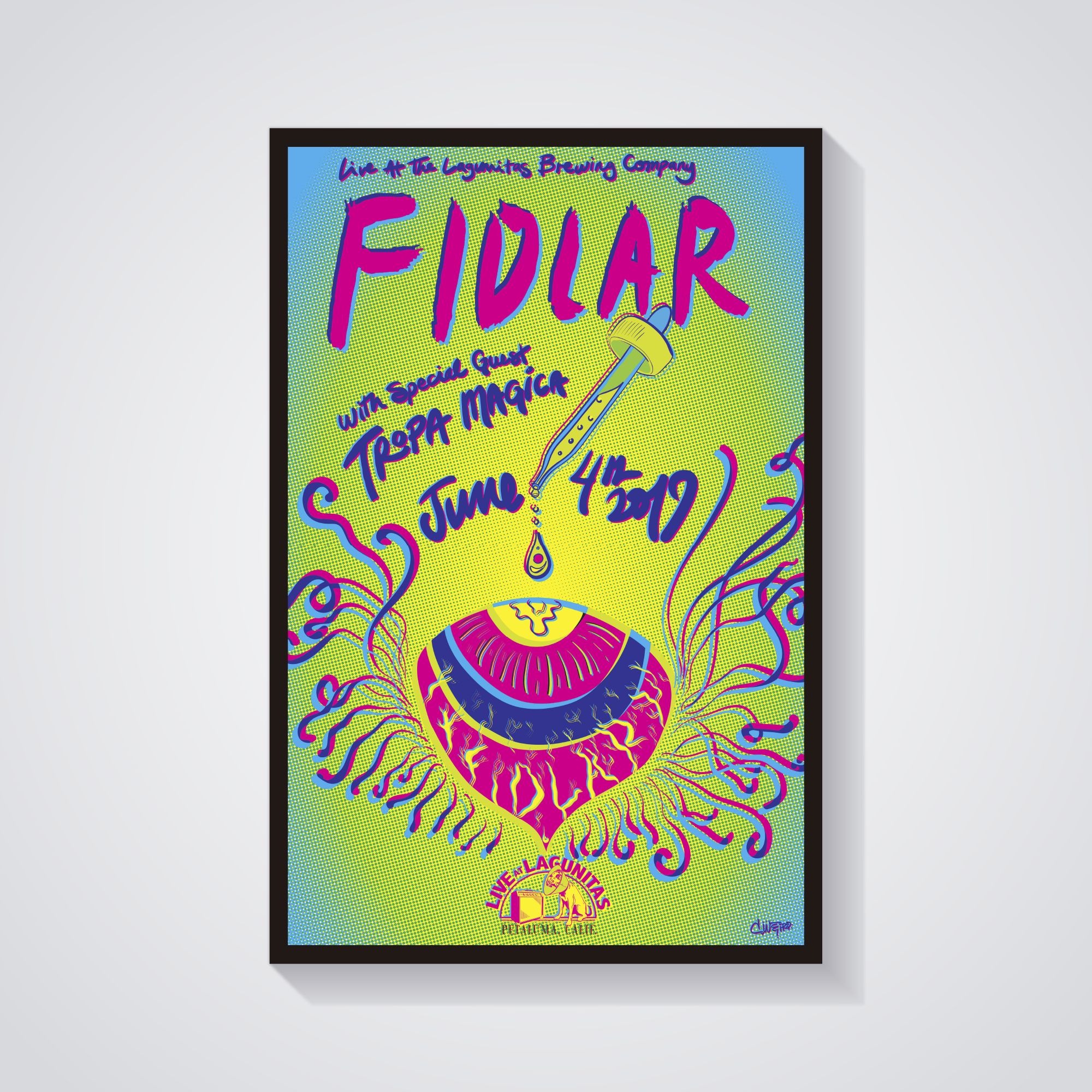 FIDLAR concert poster by c.weird — Lagunitas Brewing Co.