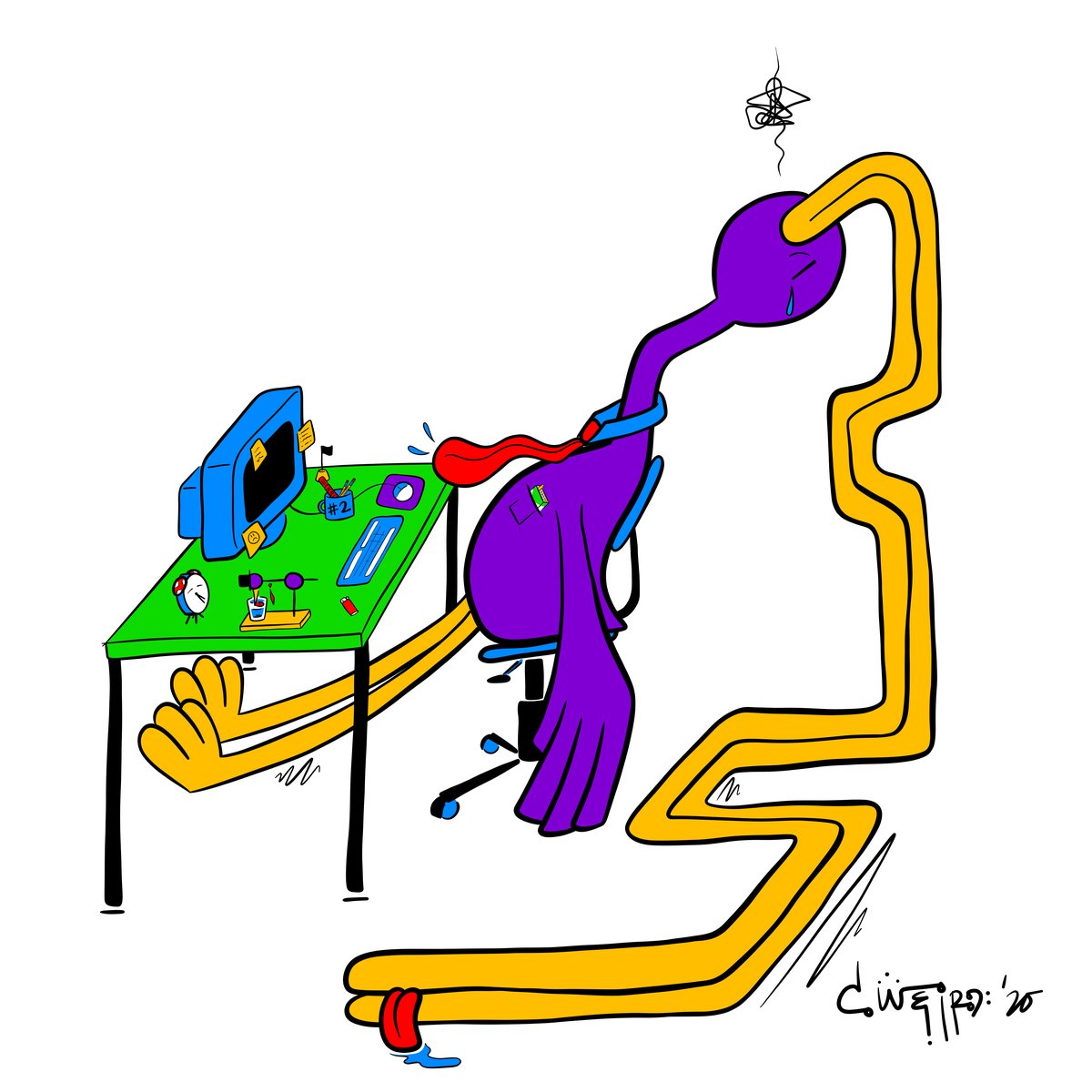 Duck Guy — Clock Out