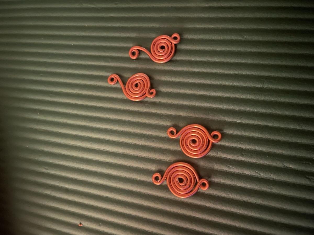 Copper Spiral Components