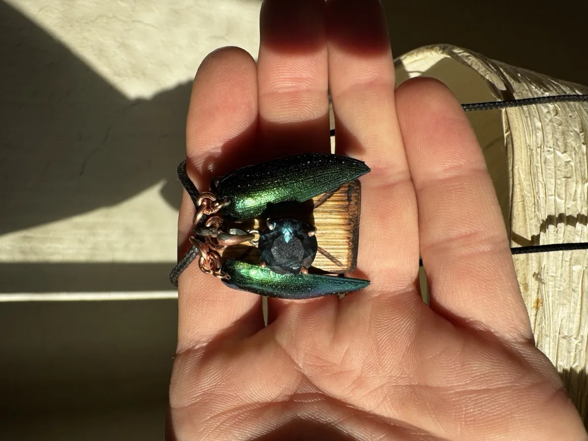 Mixed-Media Pendant