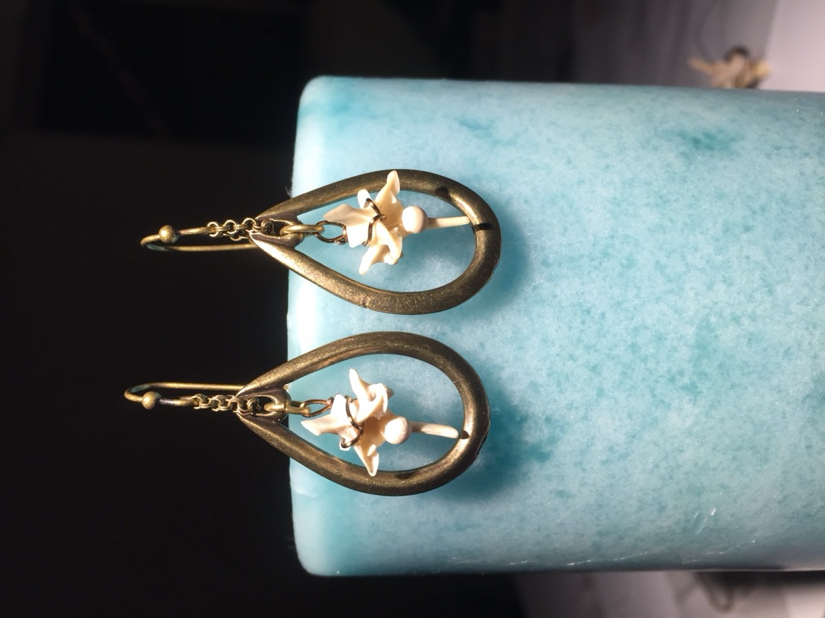 Vertebrae Drop Earrings