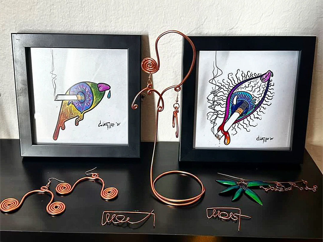 Jewelry + Art Display
