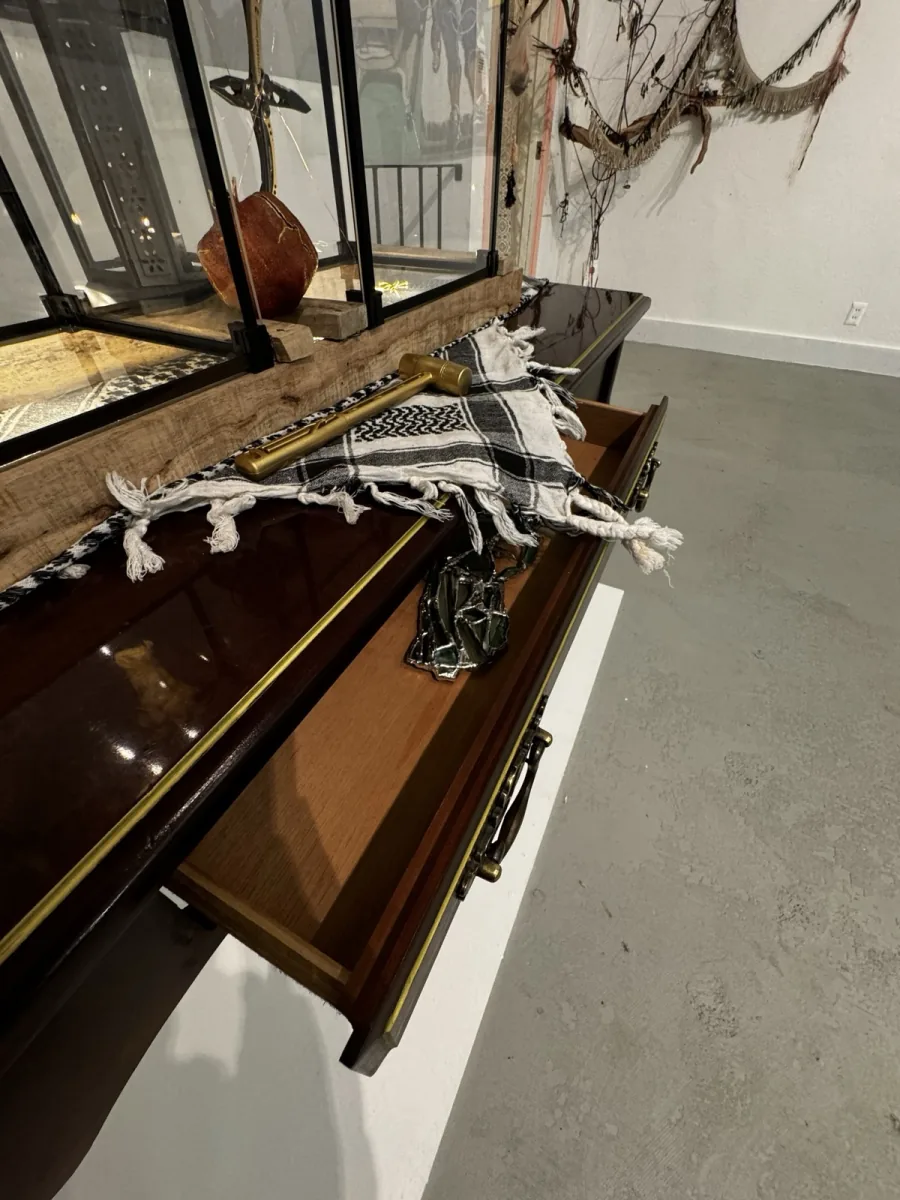 Meditations (detail) — installation by c.weird