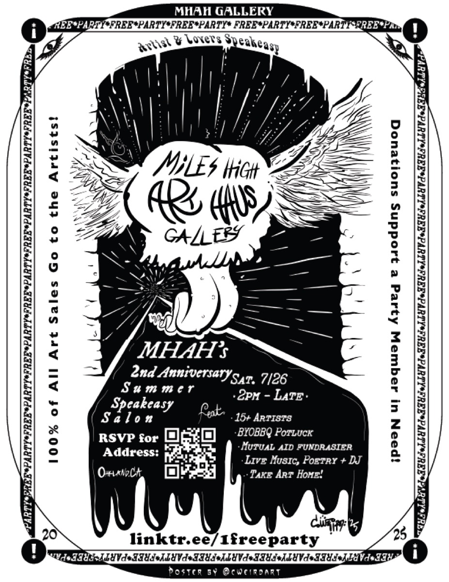 MHAH Gallery anniversary poster by c.weird — Oakland