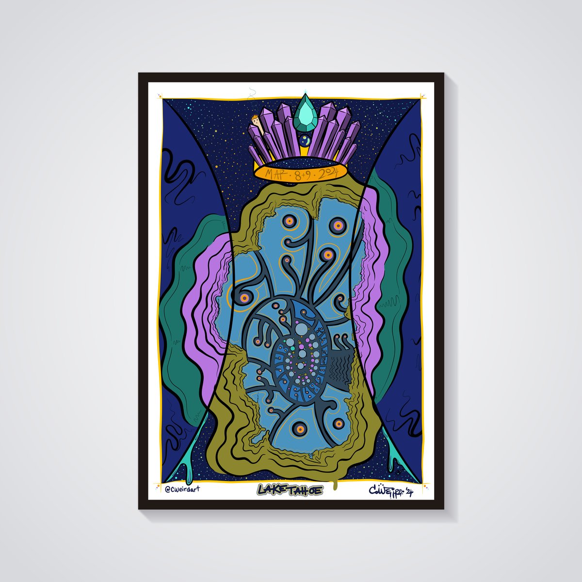 Grace Potter concert poster by c.weird — Crystal Bay Club