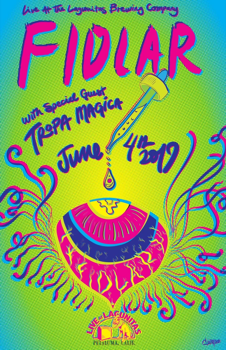 Lagunitas — FIDLAR Gig Poster