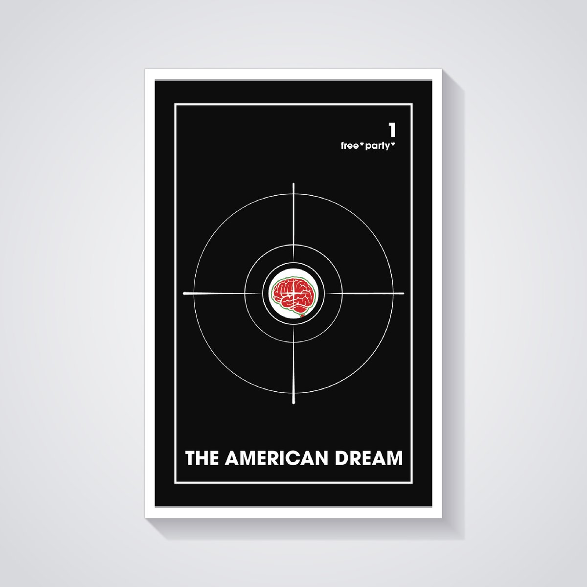 The American Dream — anti-war protest poster by c.weird, Pro-Peace Propaganda series