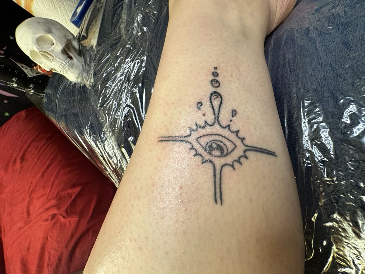 Eye Compass Tattoo