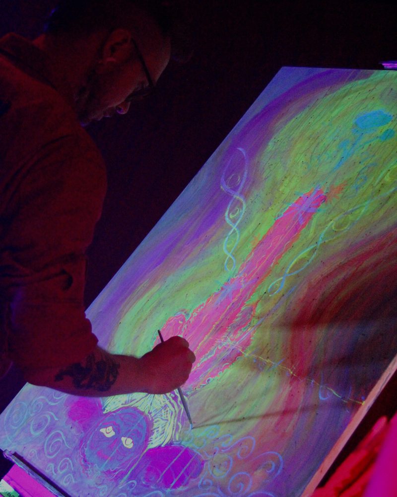 c.weird live painting