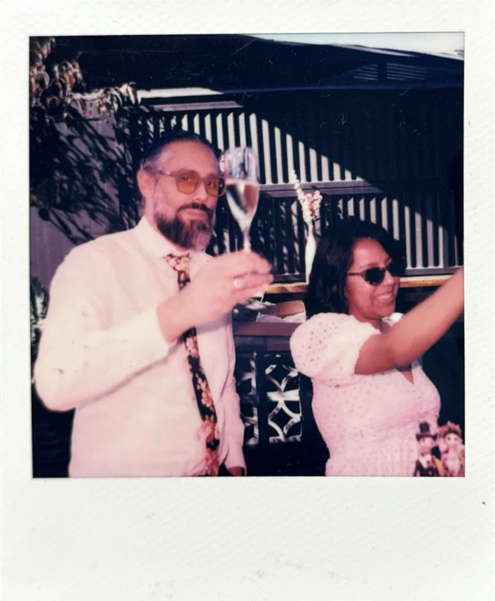 Polaroid photo from a c.weird photoshoot
